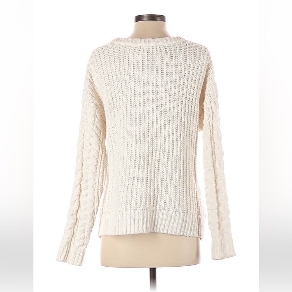 Universal Thread Cream Cable Knit Sweater XS - Picture 2 of 5